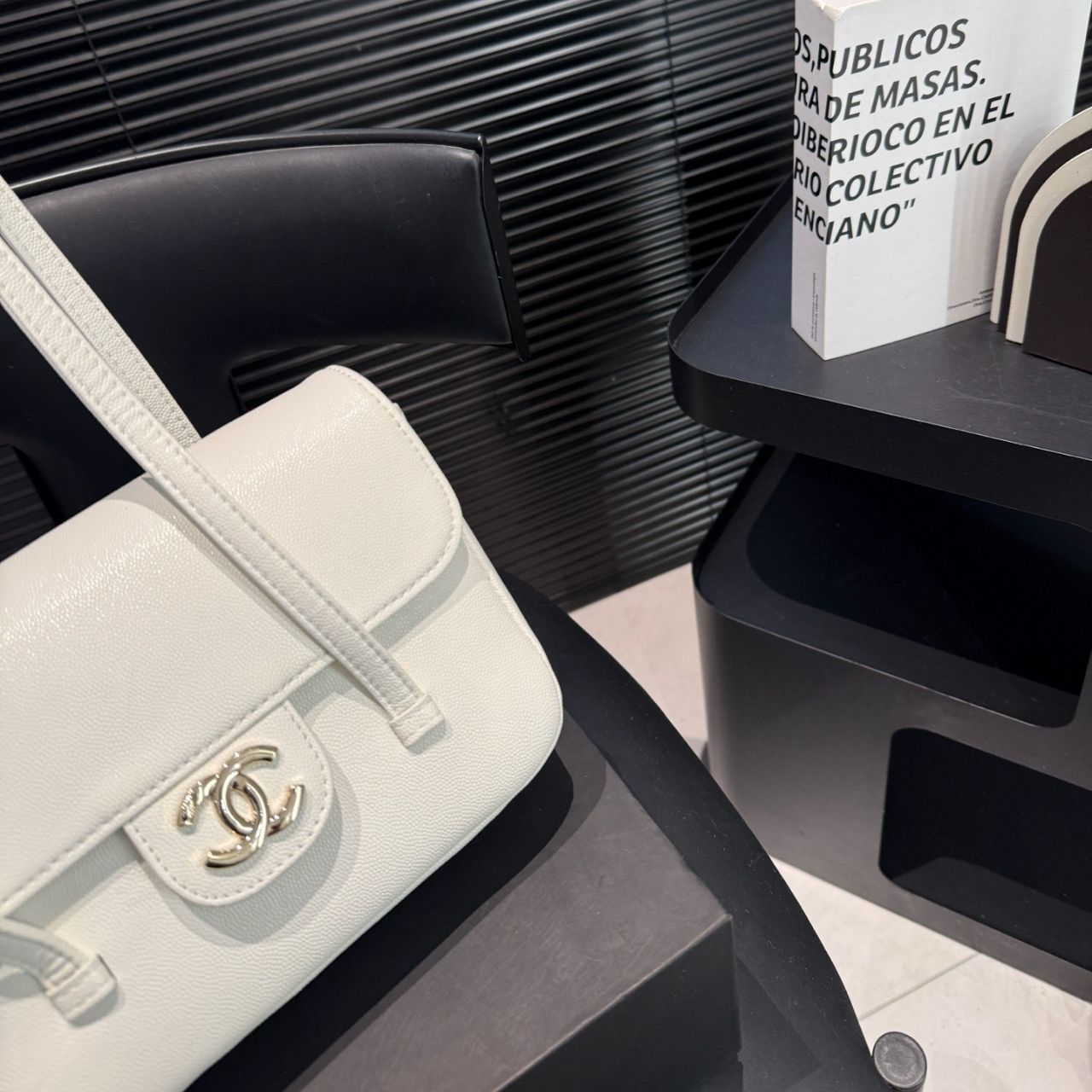 Chanel Preppy Coco Small Flap White 15cm AS6130 B23483 94305 - Image 9