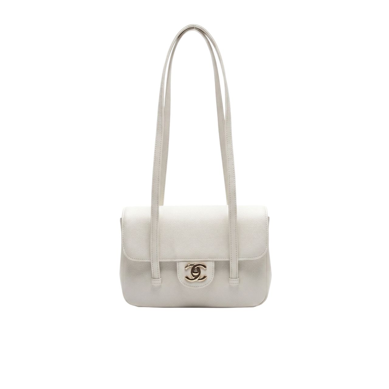 Chanel Preppy Coco Small Flap White 15cm AS6130 B23483 94305