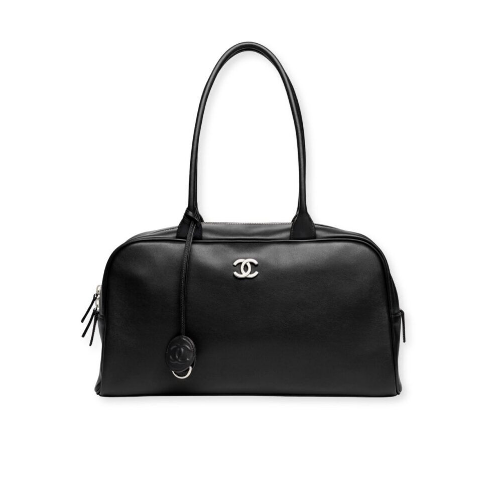 Chanel Fall Winter 2026 Pre Collection Large Bowling Bag Dark Gray 37cm AS6211 B25711 UB662