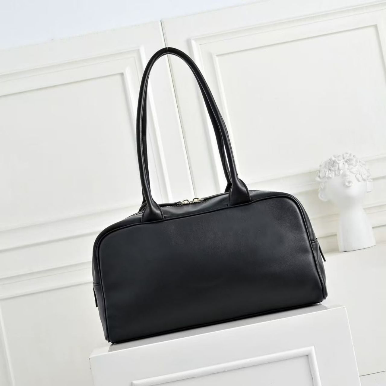 Chanel Fall Winter 2026 Pre Collection Large Bowling Bag Dark Gray 37cm AS6211 B25711 UB662 - Image 8