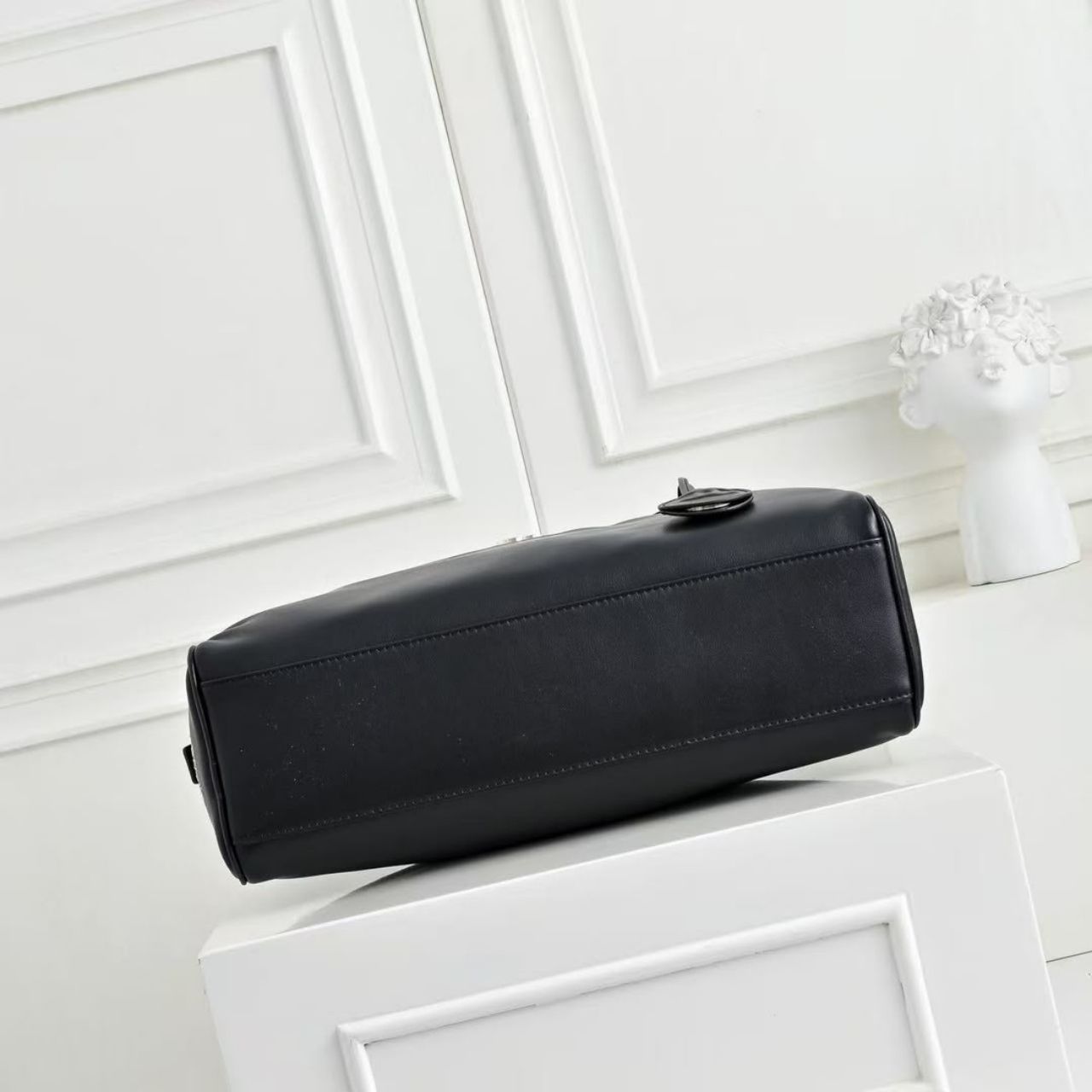 Chanel Fall Winter 2026 Pre Collection Large Bowling Bag Dark Gray 37cm AS6211 B25711 UB662 - Image 4