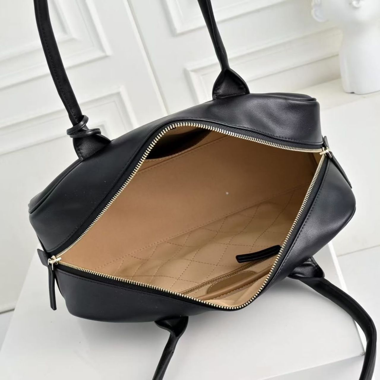 Chanel Fall Winter 2026 Pre Collection Large Bowling Bag Dark Gray 37cm AS6211 B25711 UB662 - Image 3