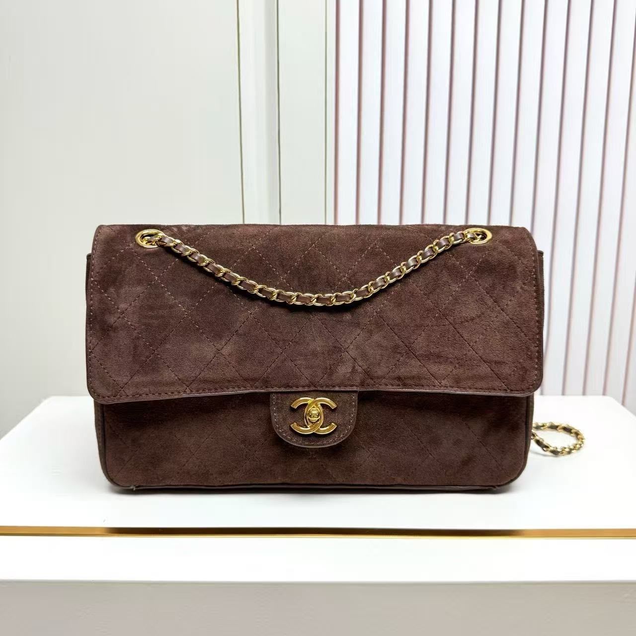 Chanel Metiers Dart 2026 Maxi Flap bag Dark Brown 32cm AS6281 B24009 UA850 - Image 2