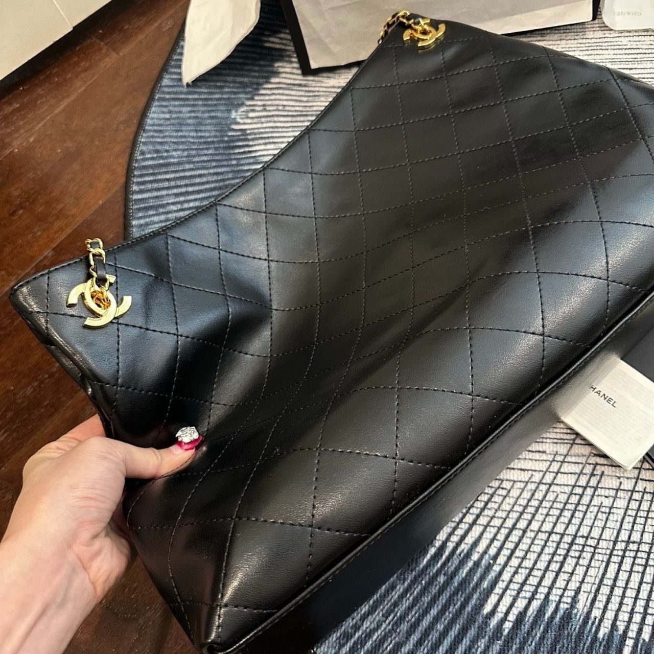 Chanel Metiers Dart 2026 Tote Black 30cm AS6387-B24030-94305 - Image 5