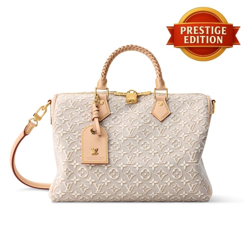 Prestige Edition - Louis Vuitton Speedy Soft 30 Monogram Embleme Peuplier 30cm M28479