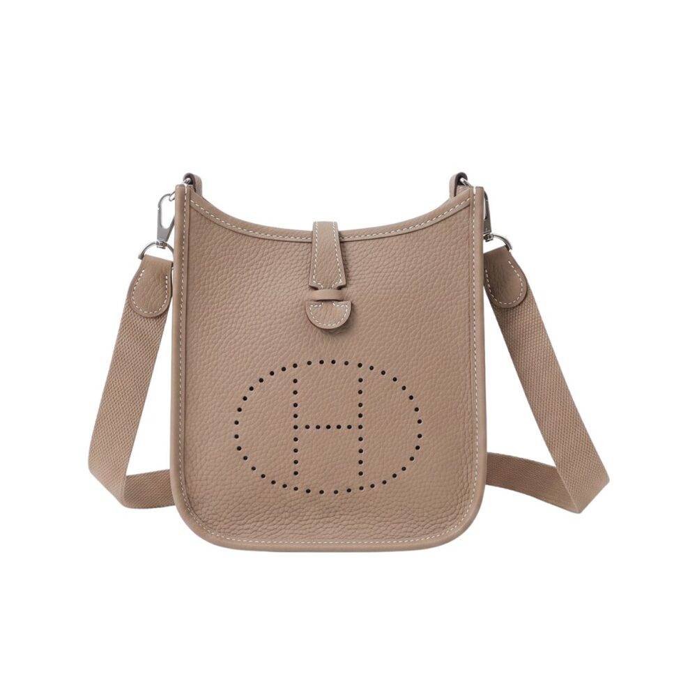 Hermes Mini Evelyne Bag Beige Marfa 21cm H085800CCAI