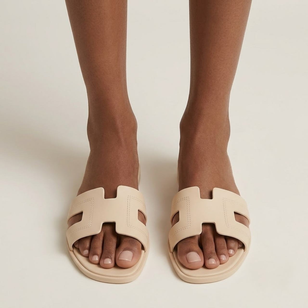 Hermes Oran Flat Slides Katherine - Image 2