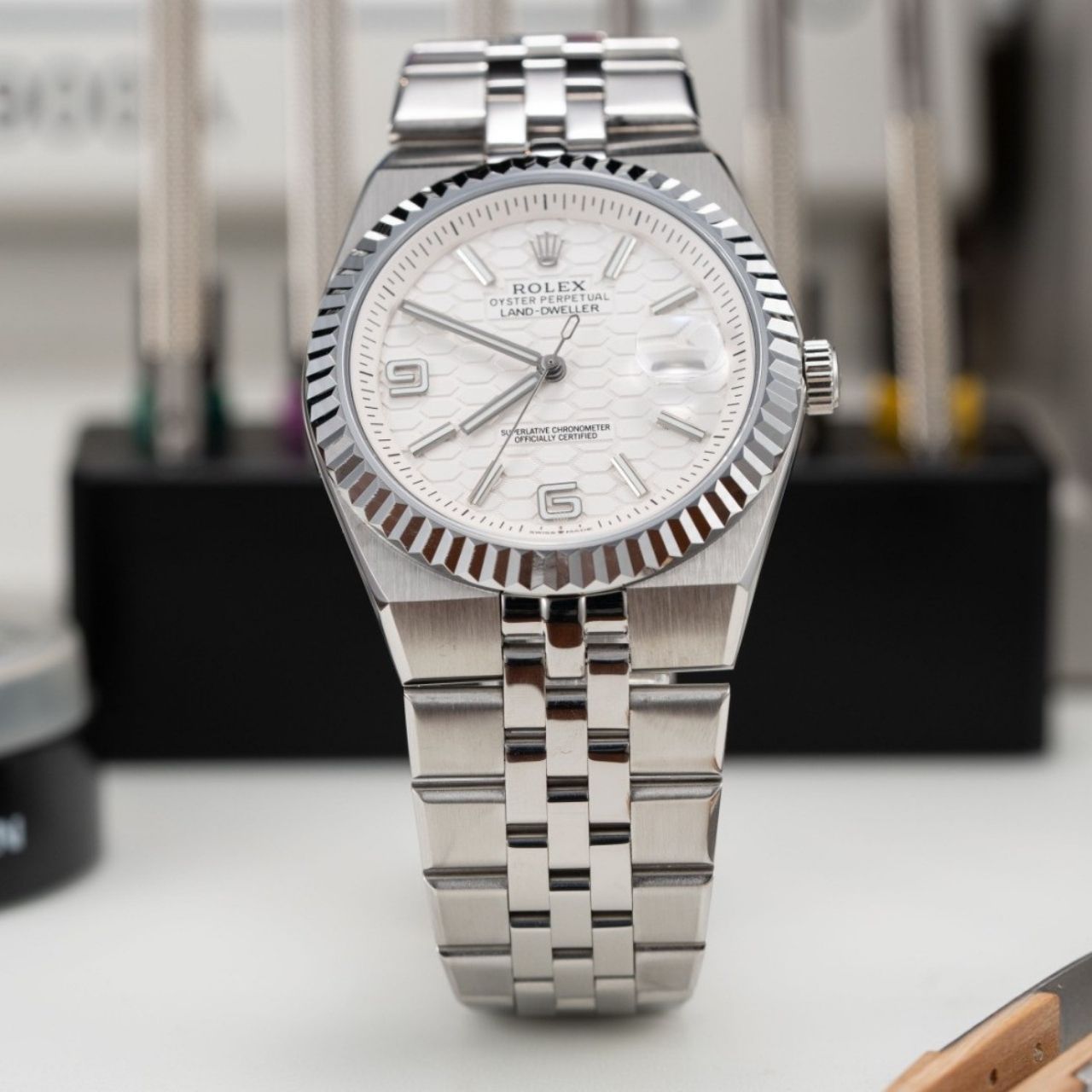 Rolex Land-Dweller White Dial 40mm 127334 - Image 6