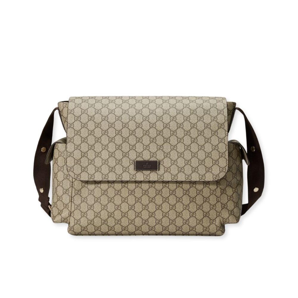 Gucci GG Supreme Large Changing Bag Beige Ebony 44cm 211131 KGDIG 8588
