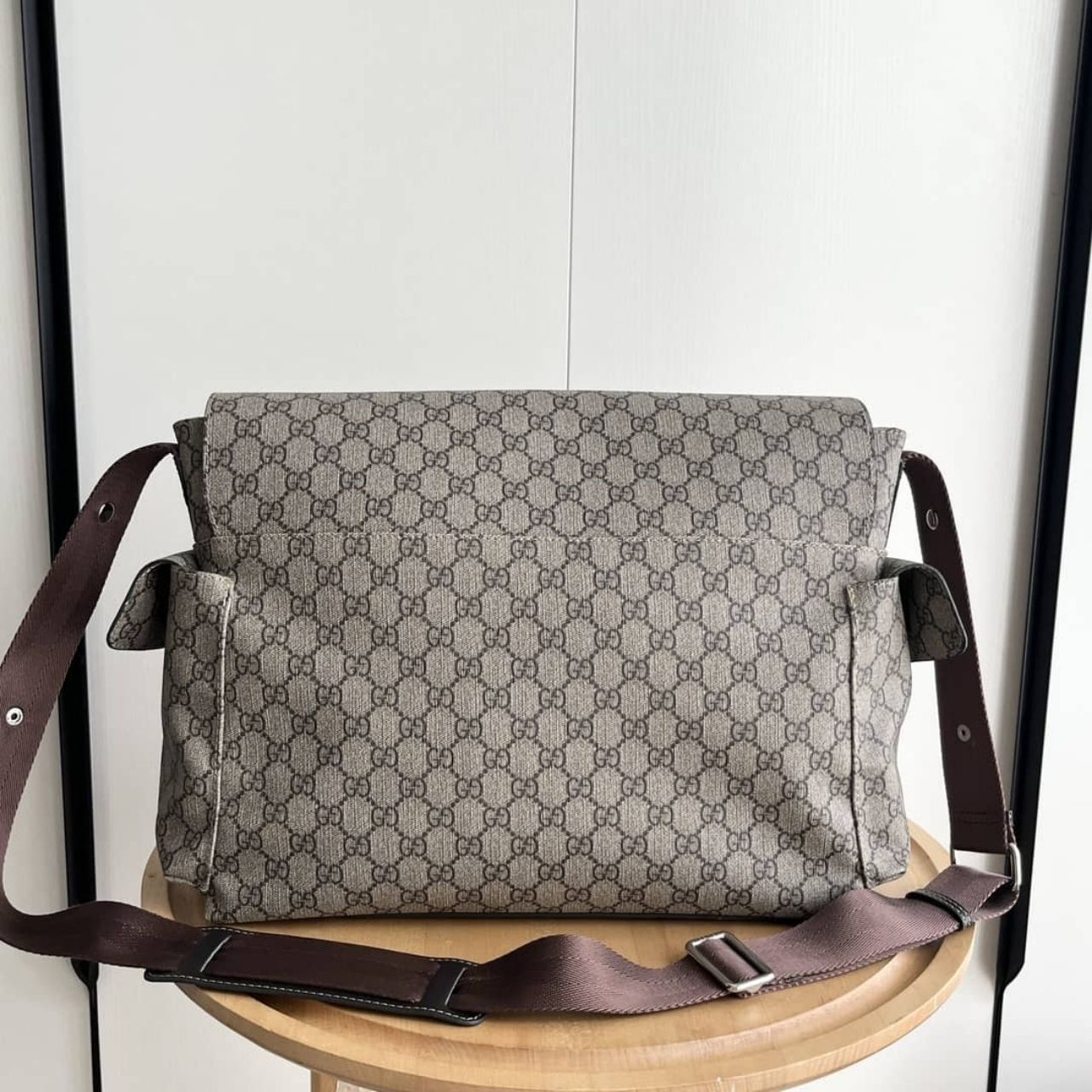 Gucci GG Supreme Large Changing Bag Beige Ebony 44cm 211131 KGDIG 8588 - Image 7