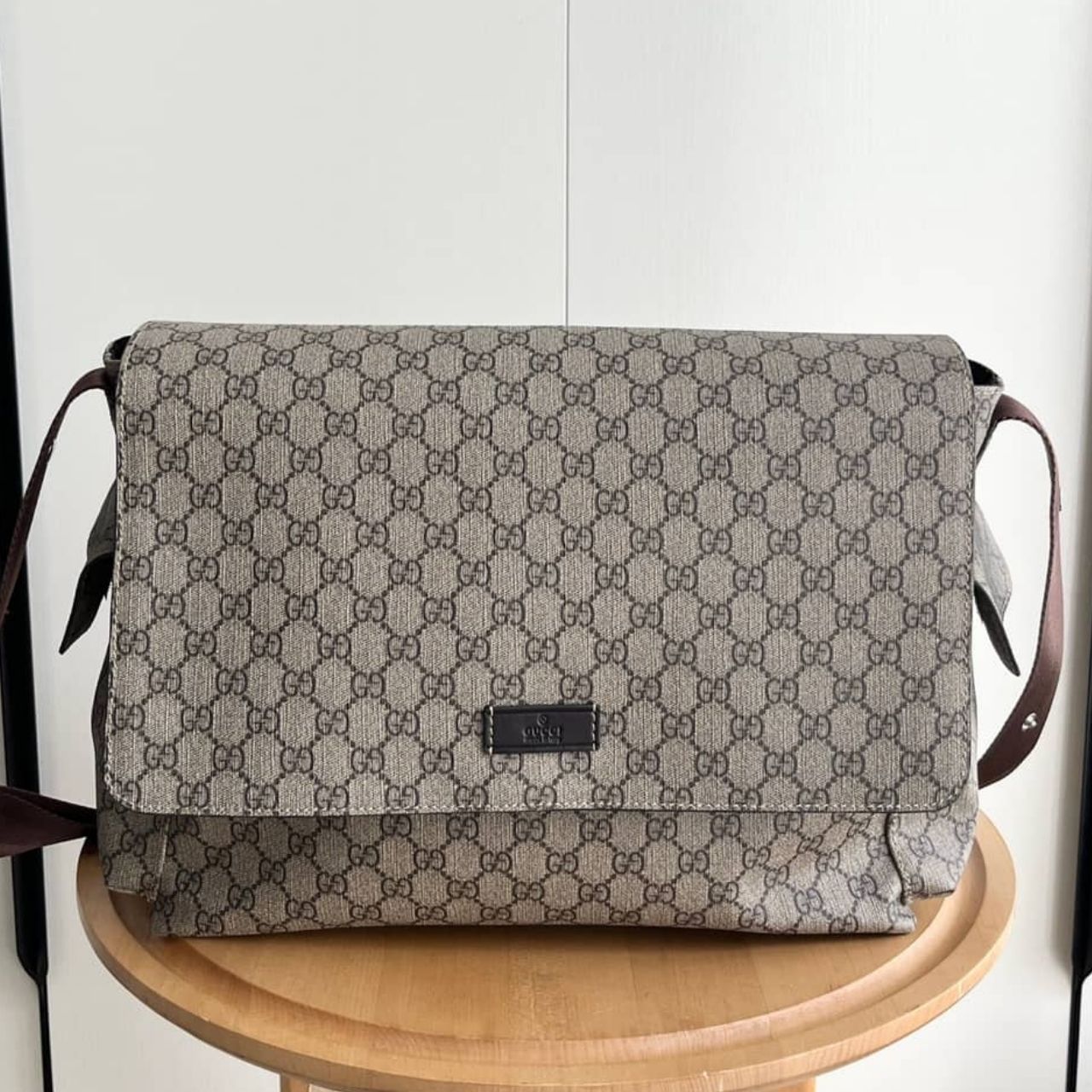 Gucci GG Supreme Large Changing Bag Beige Ebony 44cm 211131 KGDIG 8588 - Image 6
