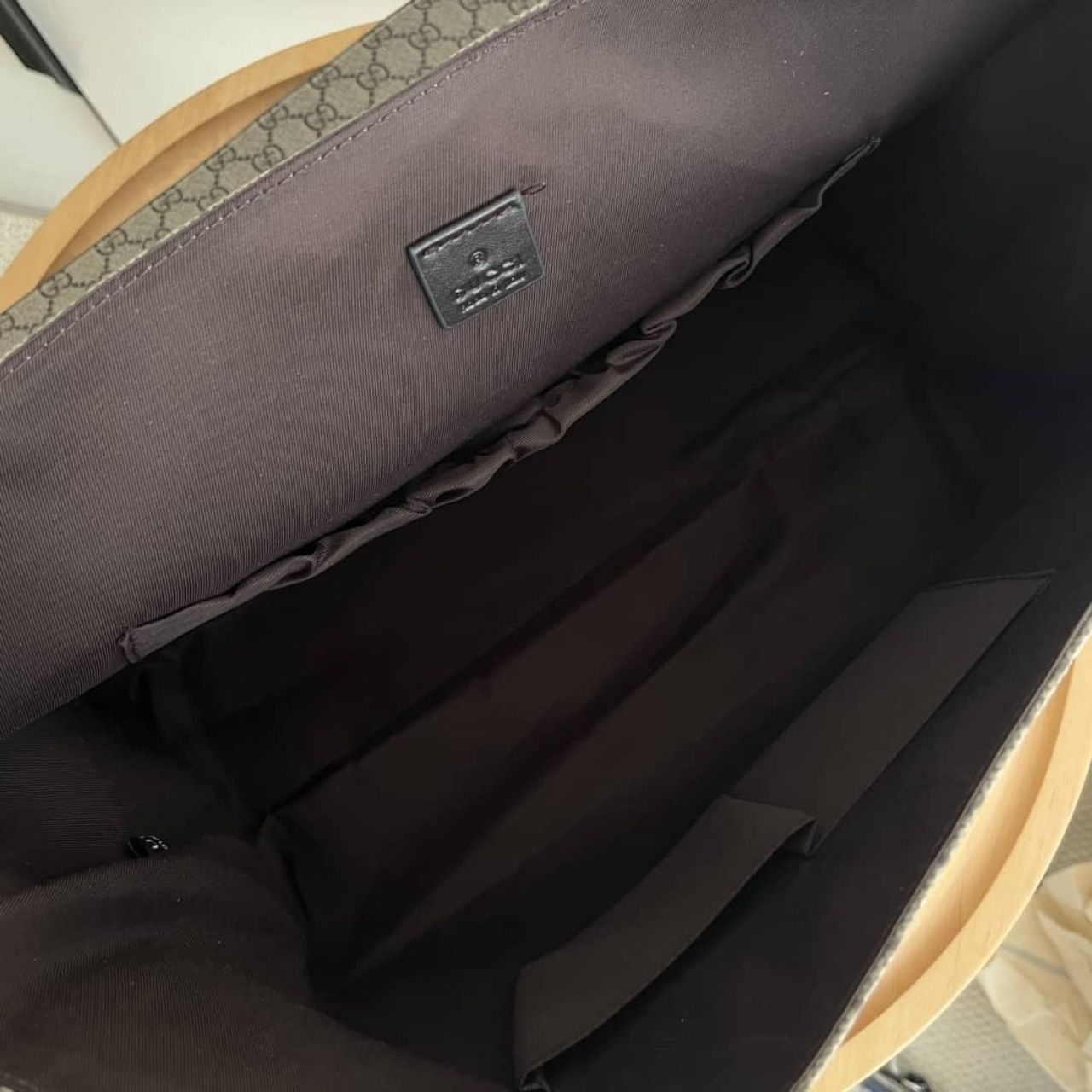 Gucci GG Supreme Large Changing Bag Beige Ebony 44cm 211131 KGDIG 8588 - Image 4