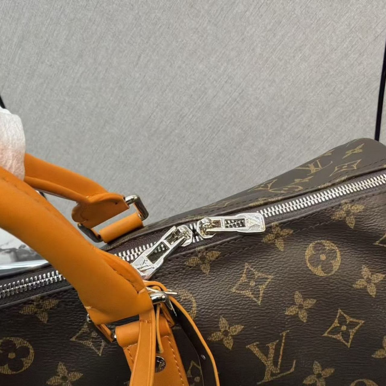 Louis Vuitton Keepall Bandouliere 50 Safran Yellow 50cm M12634 - Image 9