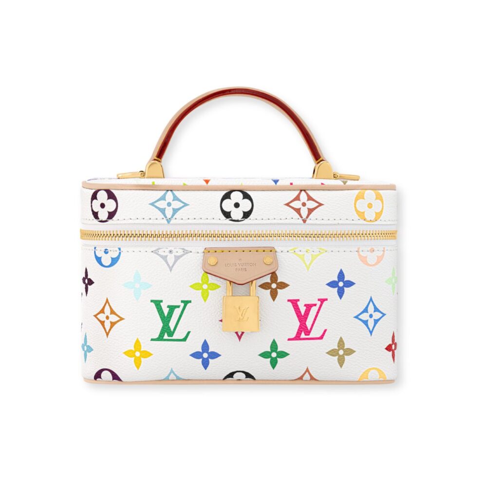 Louis Vuitton LV X TM Vanity Chain Pouch Multicolor White 19Cm M13662