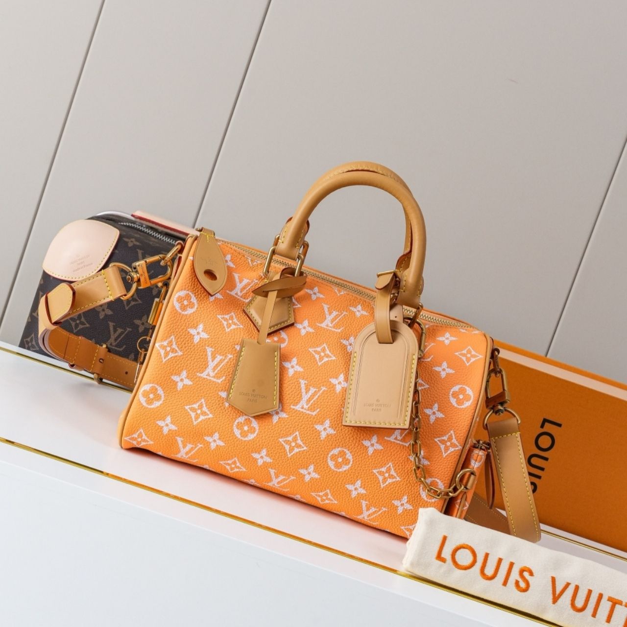 Prestige Edition - Louis Vuitton Speedy P9 Bandouliere 25 Summer Peach 25cm M13912 - Image 9