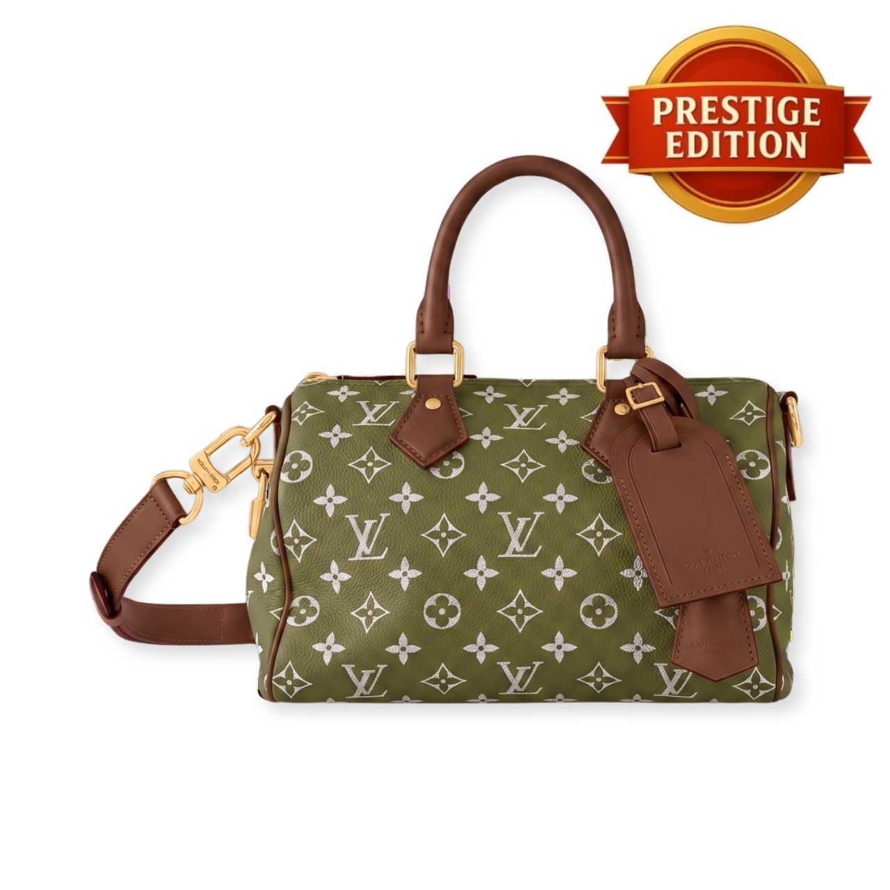 Prestige Edition - Louis Vuitton Speedy P9 Bandouliere 25 Green Sancha 25cm M15241