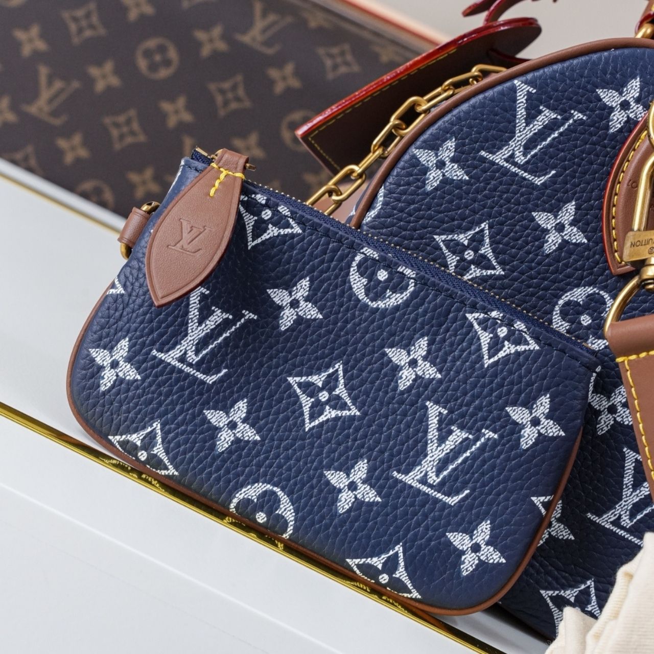 Prestige Edition - Louis Vuitton Speedy P9 Bandouliere 25 Indigo 25cm M15278 - Image 7