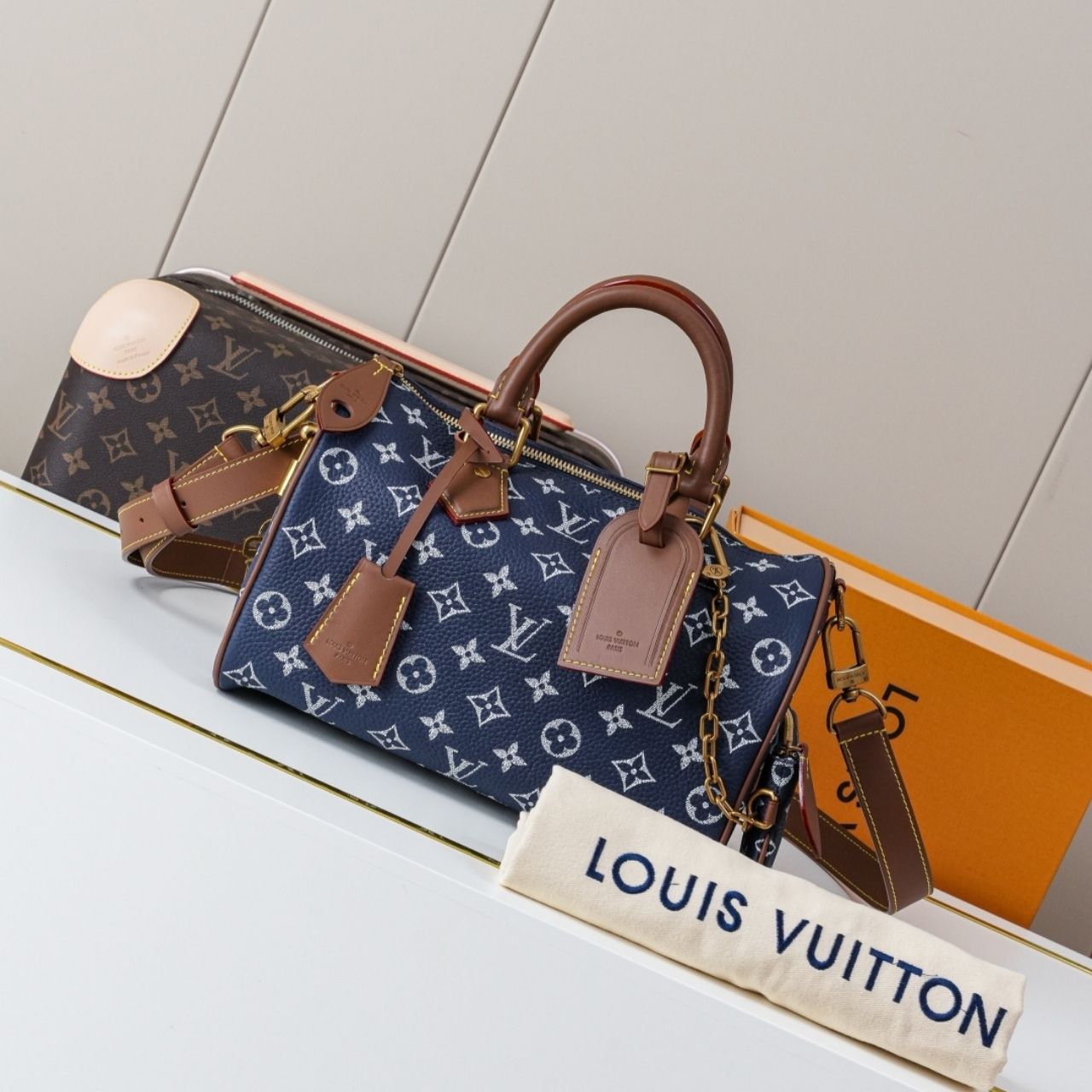 Prestige Edition - Louis Vuitton Speedy P9 Bandouliere 25 Indigo 25cm M15278 - Image 5