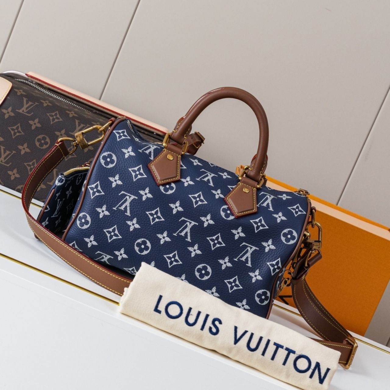 Prestige Edition - Louis Vuitton Speedy P9 Bandouliere 25 Indigo 25cm M15278 - Image 3