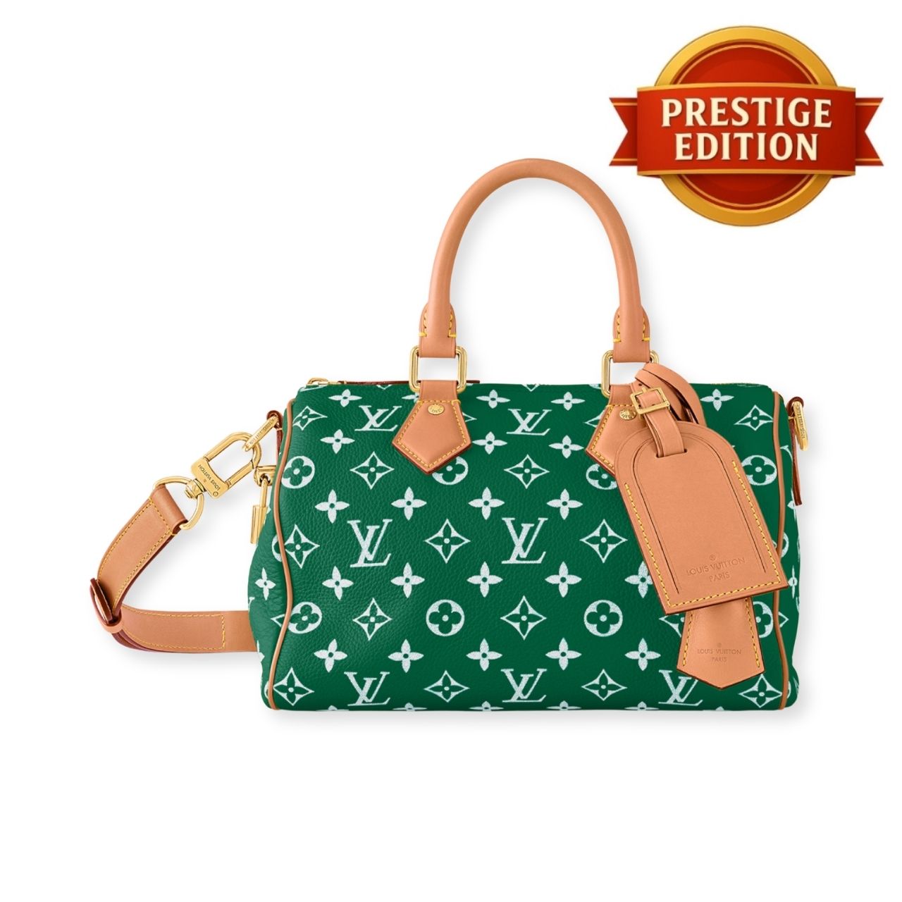 Prestige Edition - Louis Vuitton Speedy P9 Bandouliere 25 Green 25cm M24423