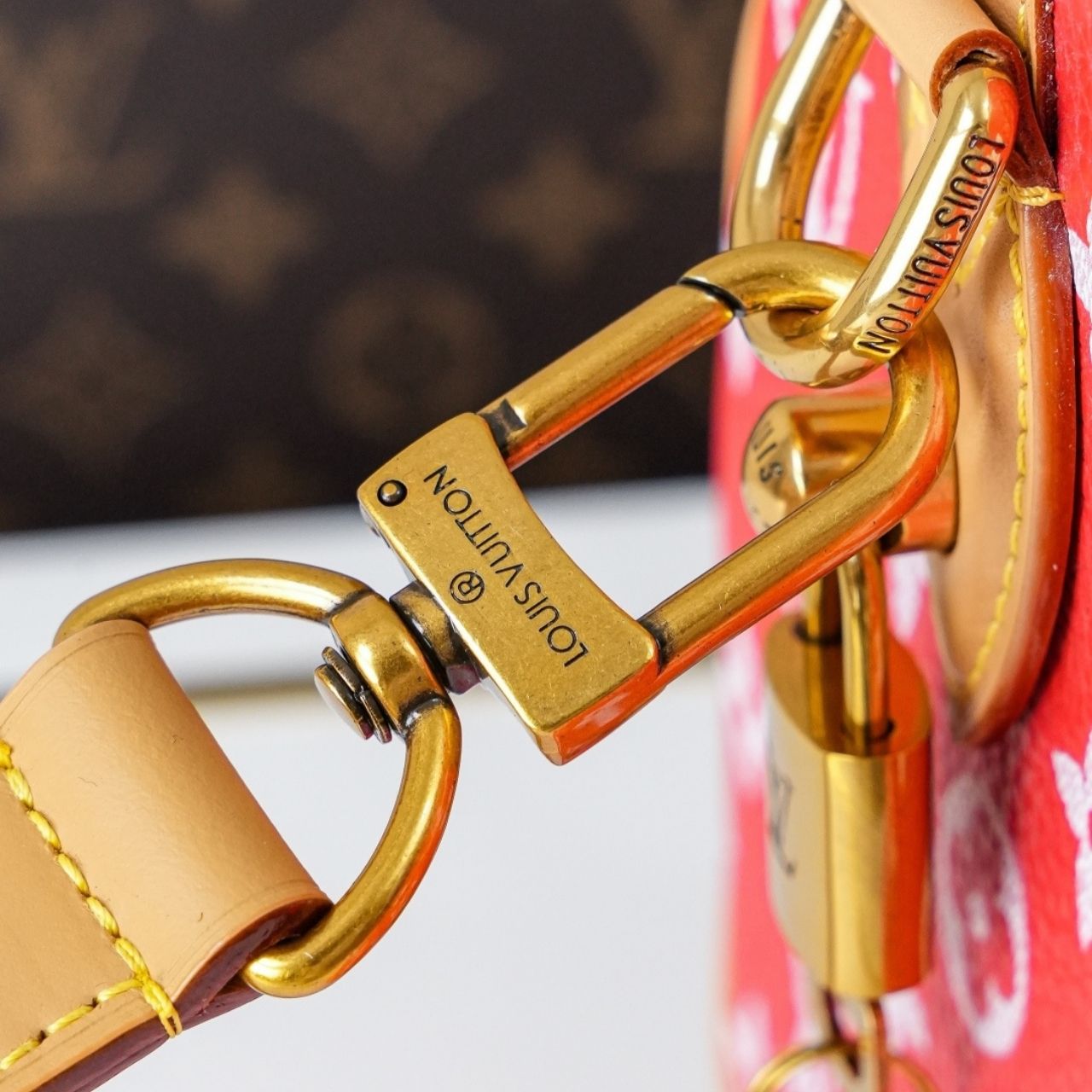 Prestige Edition - Louis Vuitton Speedy P9 Bandouliere 25 Rouge 25cm M24425 - Image 7