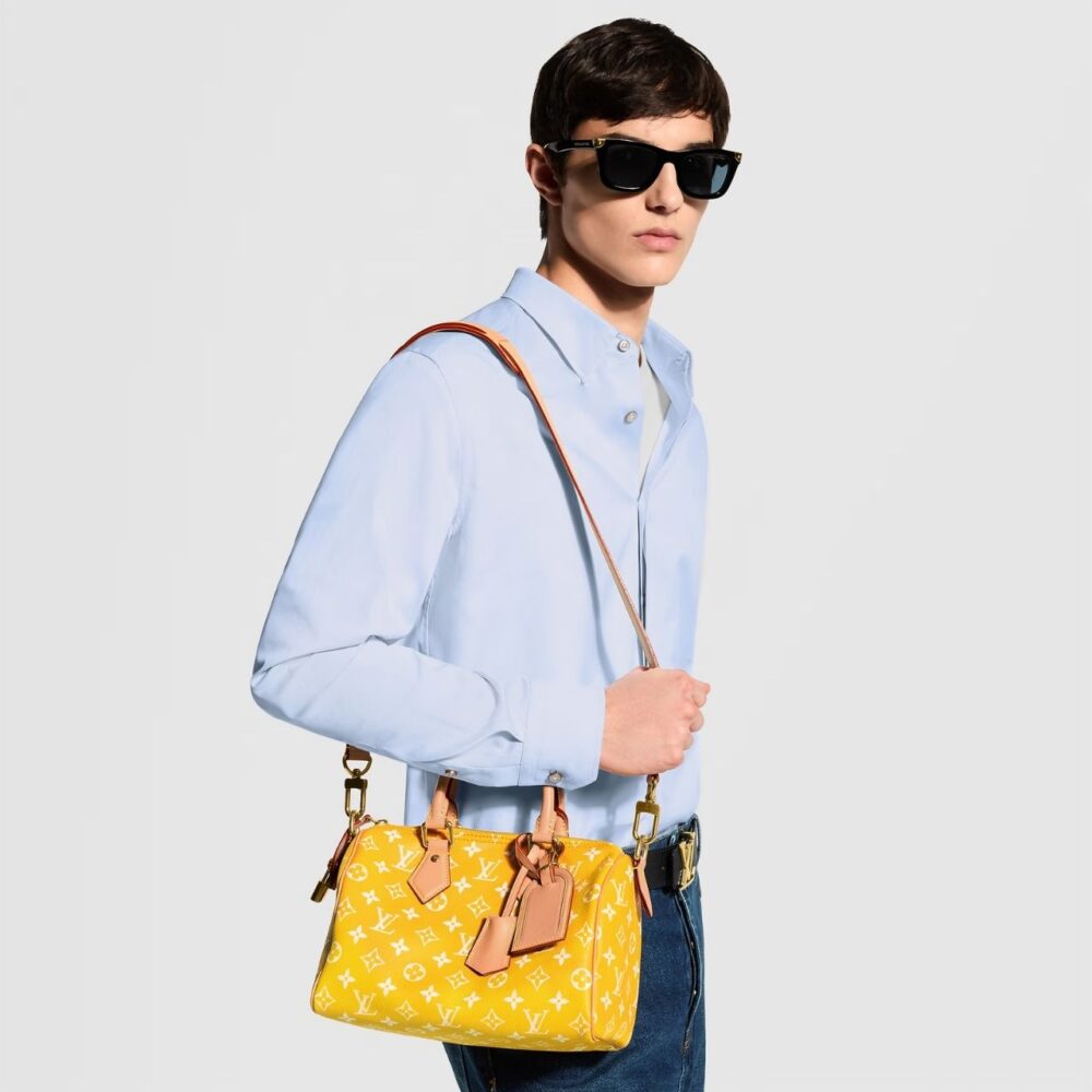 Alternative view of Prestige Edition - Louis Vuitton Speedy P9 Bandouliere 25 Jaune Mat 25cm M24426