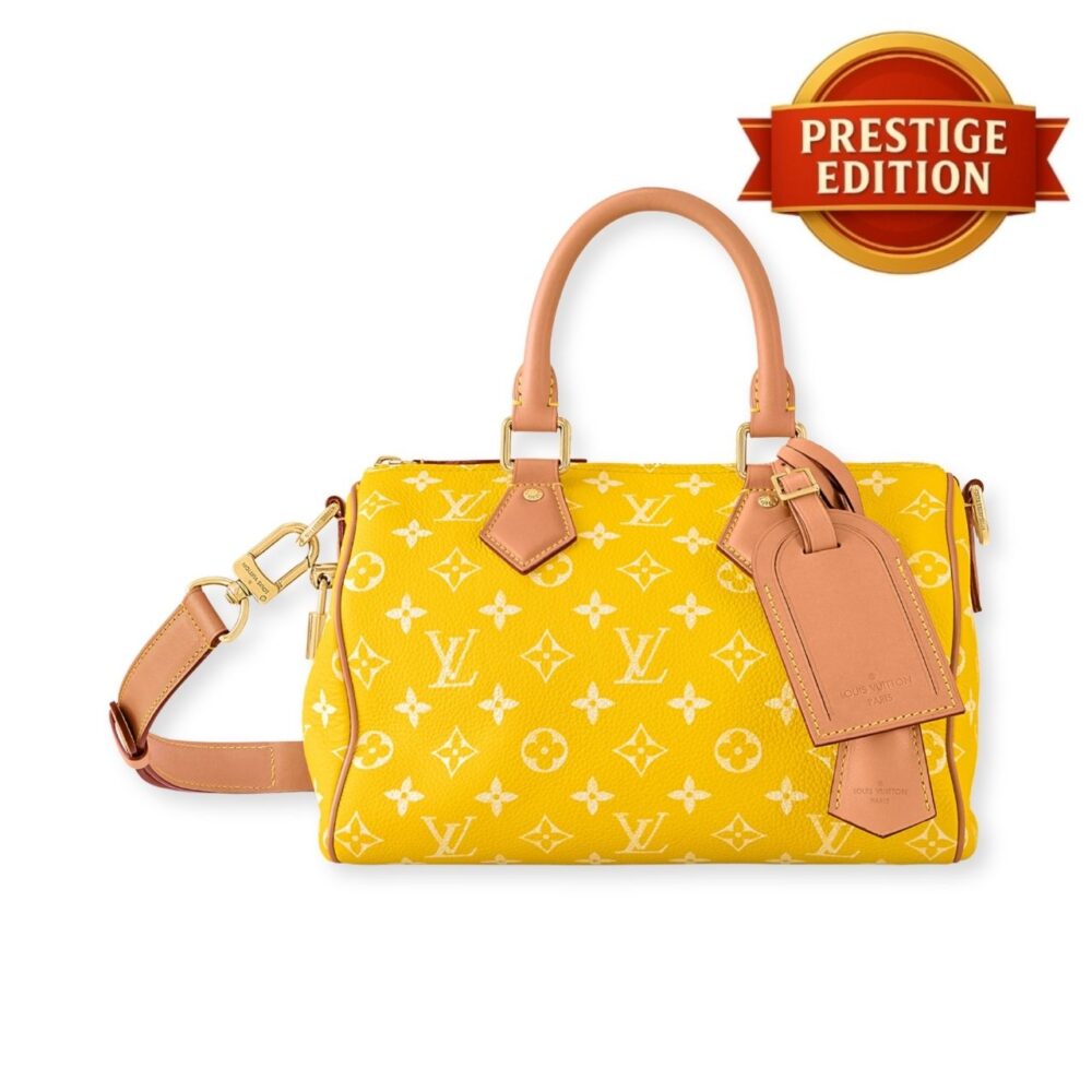Prestige Edition - Louis Vuitton Speedy P9 Bandouliere 25 Jaune Mat 25cm M24426