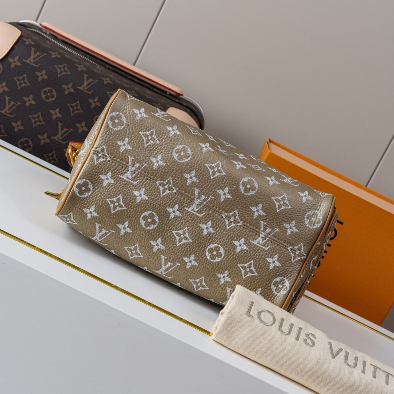 Prestige Edition - Louis Vuitton Speedy P9 Bandouliere 25 Beige 25cm M26305 - Image 3