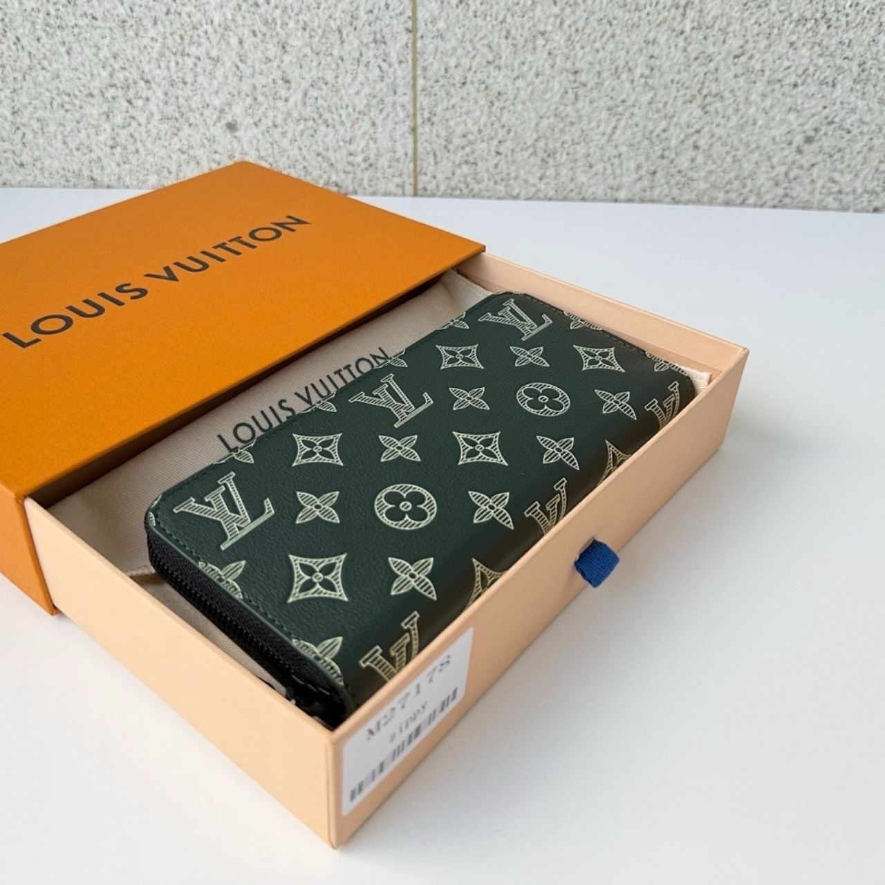 Louis Vuitton Zippy Wallet Horizontal Forest Green 21cm M27178 - Image 9