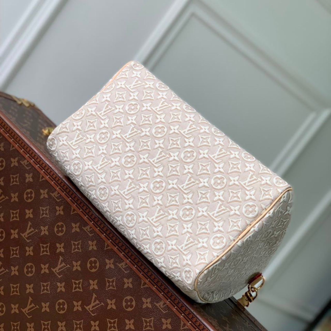 Prestige Edition - Louis Vuitton Speedy Soft 30 Monogram Embleme Peuplier 30cm M28479 - Image 6