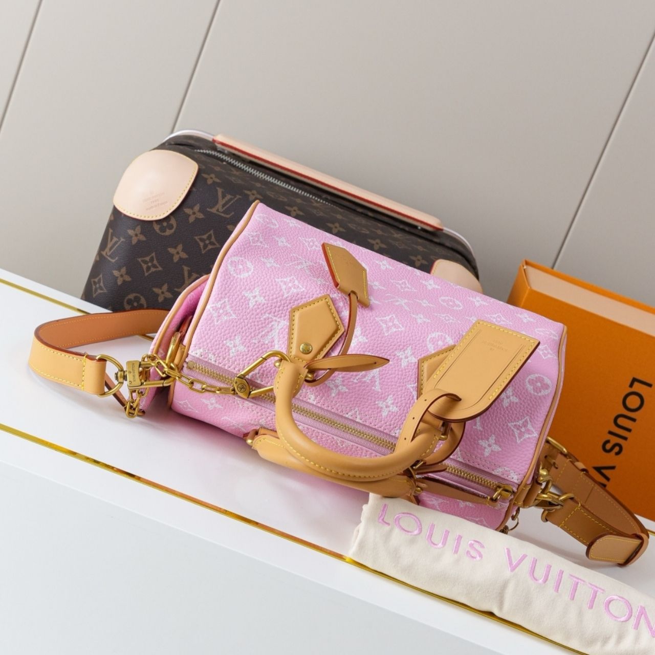Prestige Edition - Louis Vuitton Speedy P9 Bandouliere 25 Candy 25cm M28648 - Image 7