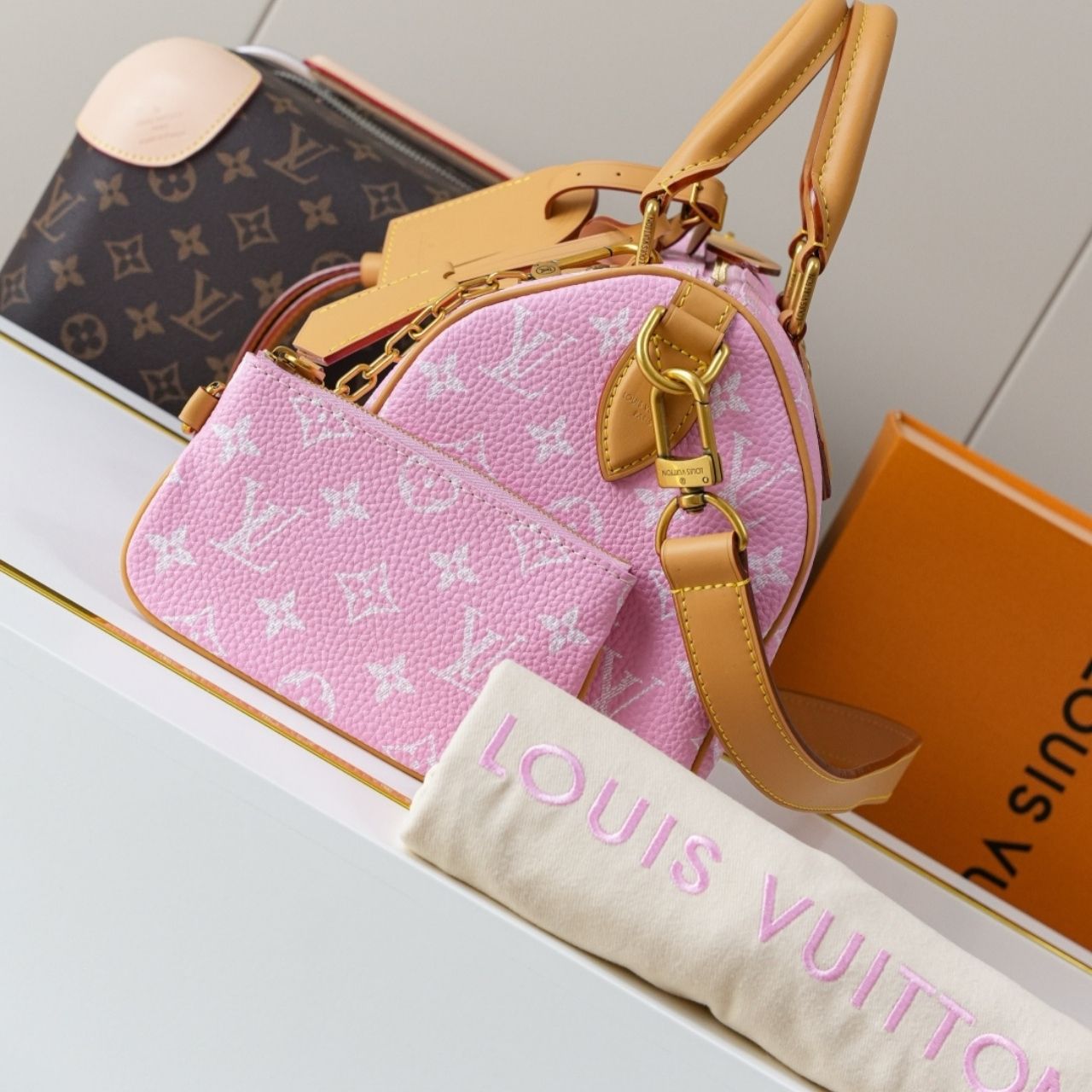 Prestige Edition - Louis Vuitton Speedy P9 Bandouliere 25 Candy 25cm M28648 - Image 6