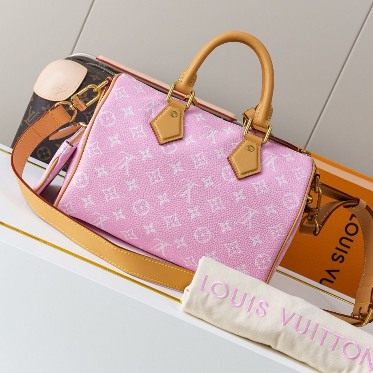 Prestige Edition - Louis Vuitton Speedy P9 Bandouliere 25 Candy 25cm M28648 - Image 5