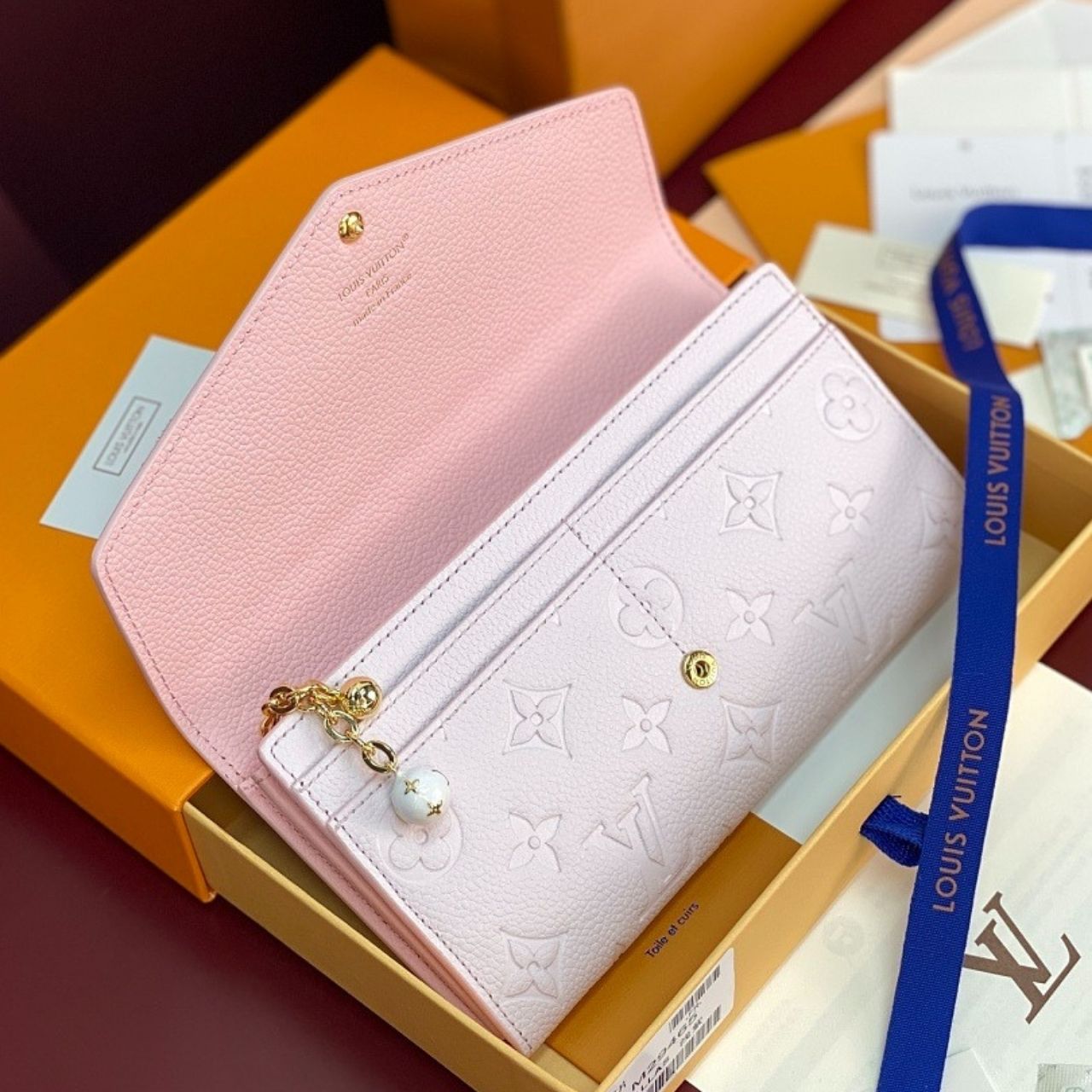 Louis Vuitton Sarah Wallet Sweet Lavender 19cm M29465 - Image 7