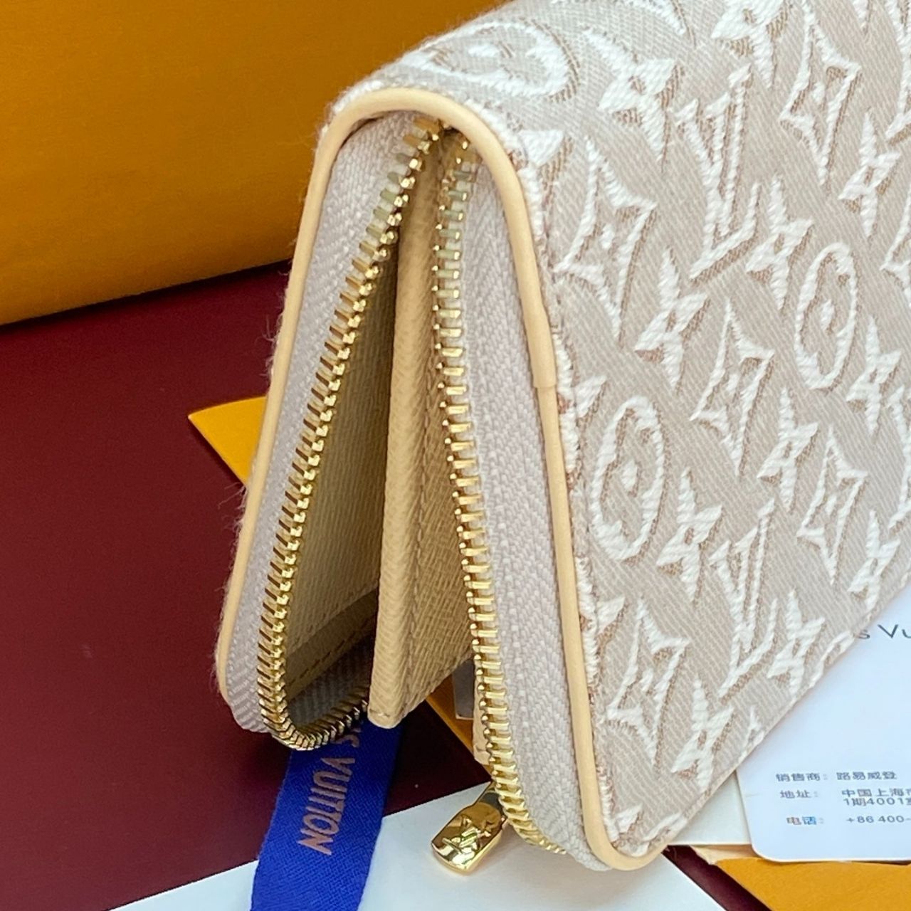 Louis Vuitton Zippy Wallet Monogram Embleme Peuplier 19cm M29575 - Image 5