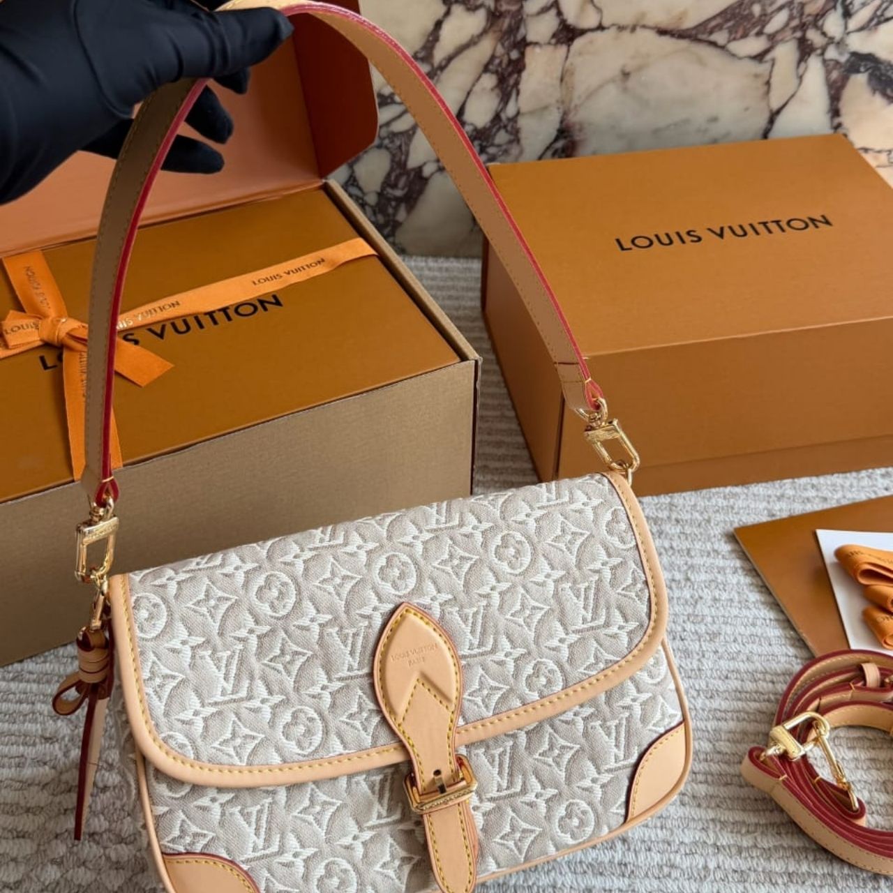 Louis Vuitton Diane PM Monogram Embleme Peuplier 24cm M29795 - Image 2