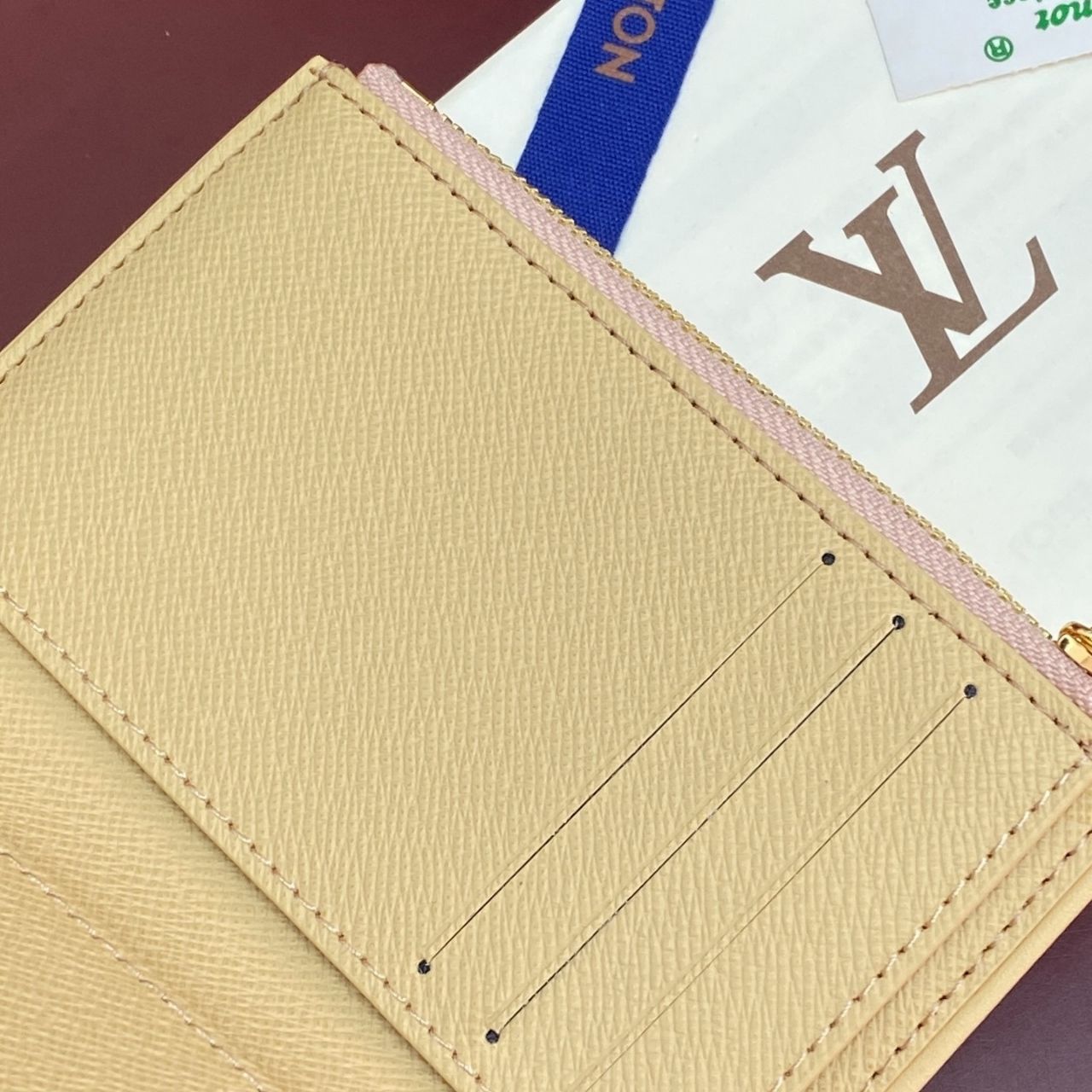 Louis Vuitton Victorine Wallet Monogram Embleme Rose Ruban 12cm M2A151 - Image 7