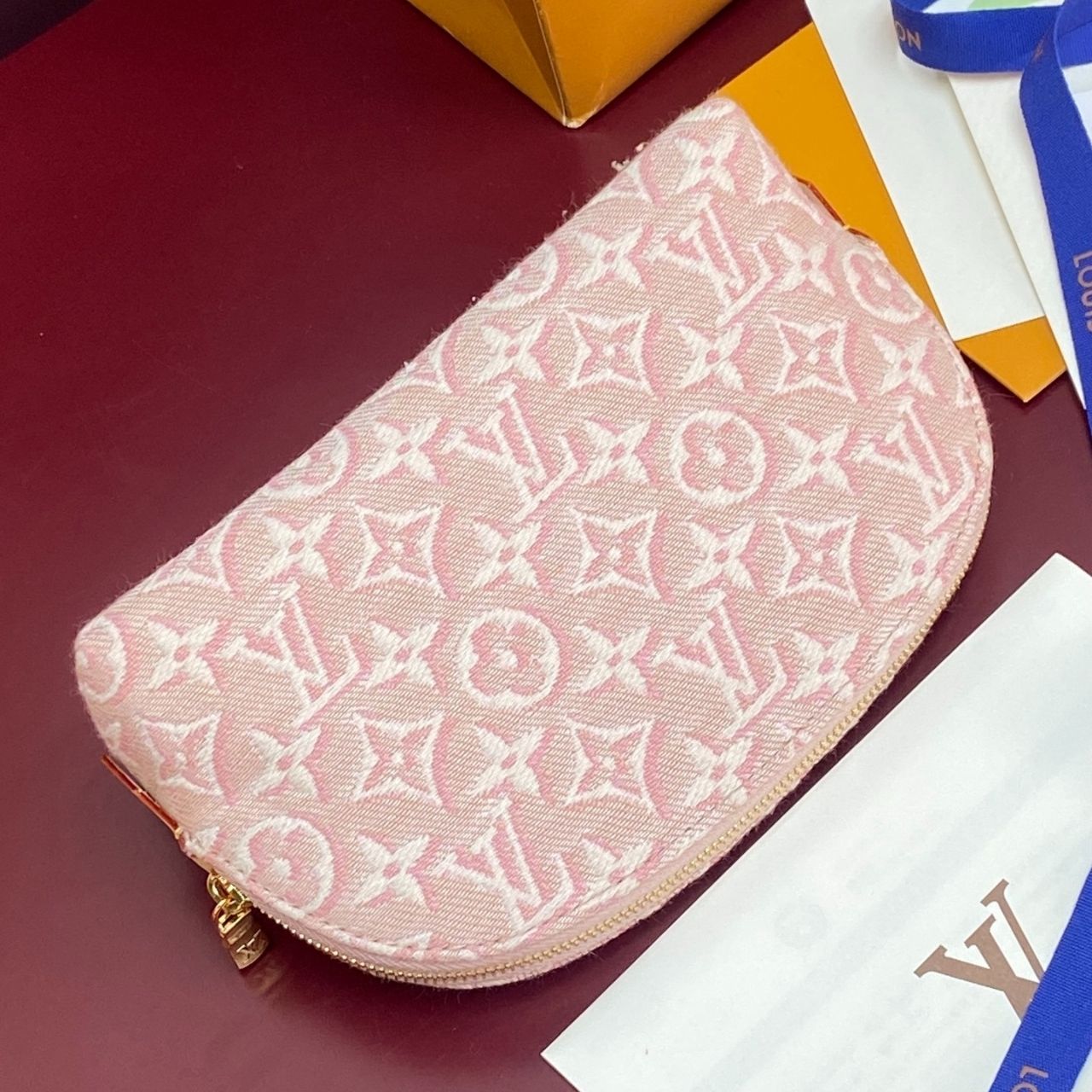 Louis Vuitton Pochette Cosmetique PM Rose Ruban Pink 19cm M2A419 - Image 7