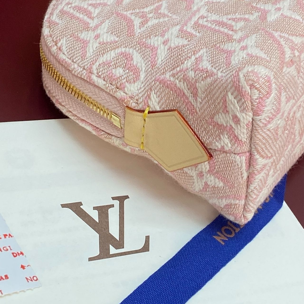 Louis Vuitton Pochette Cosmetique PM Rose Ruban Pink 19cm M2A419 - Image 6