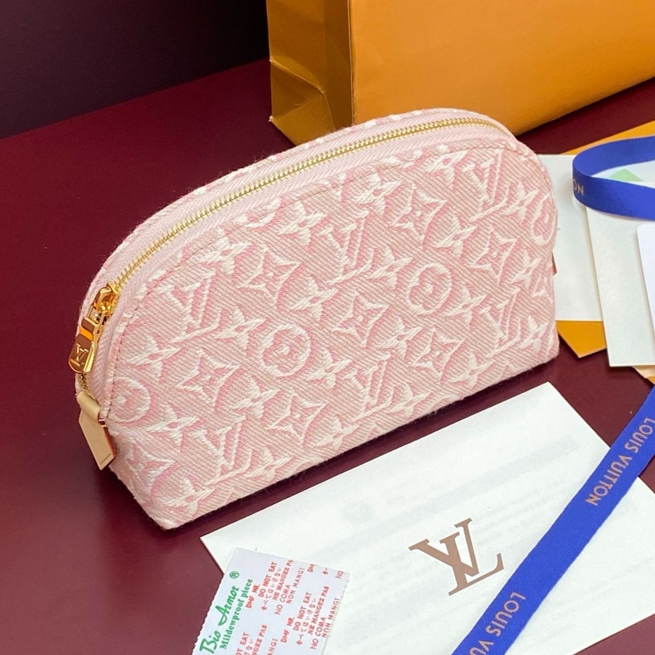 Louis Vuitton Pochette Cosmetique PM Rose Ruban Pink 19cm M2A419 - Image 4