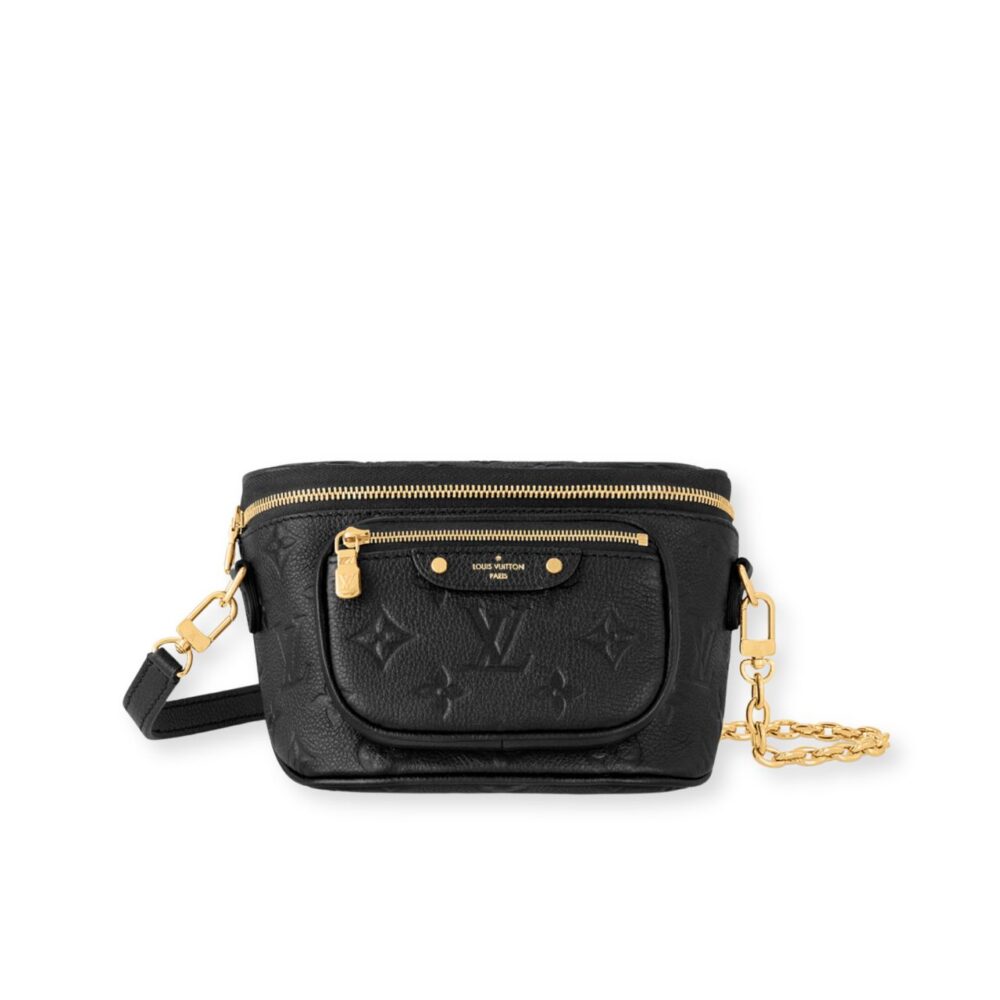 Louis Vuitton Mini Bumbag Black 17cm M46917