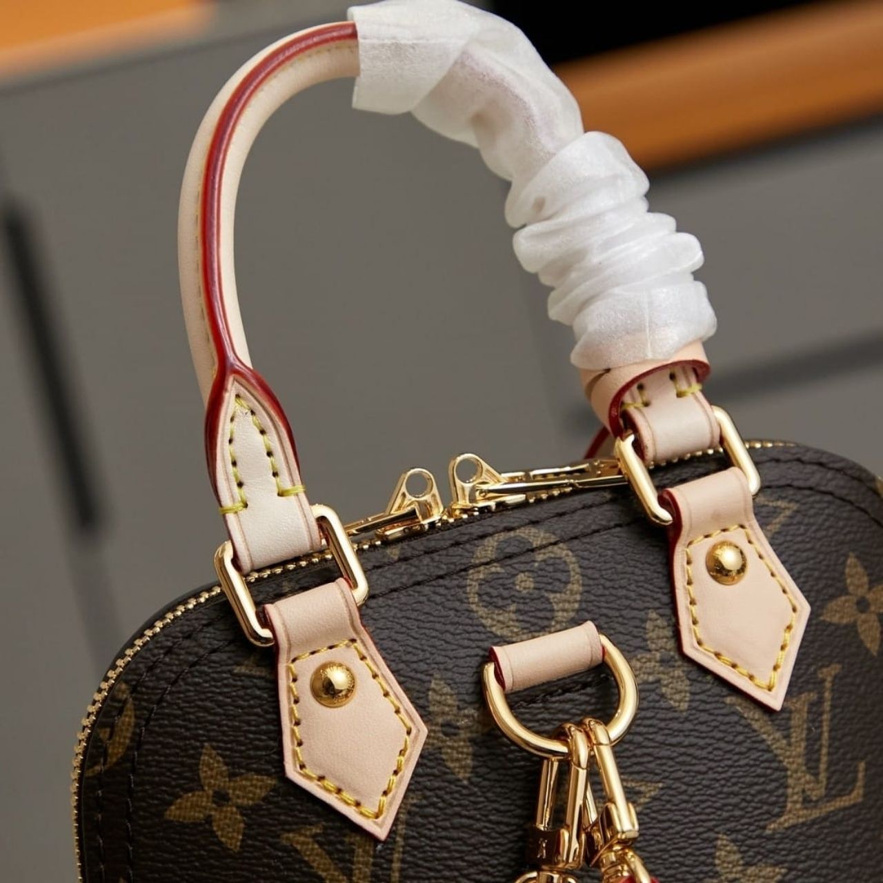 Prestige Edition - Louis Vuitton Alma Backpack Monogram Canvas Brown 20Cm M47132 - Image 7
