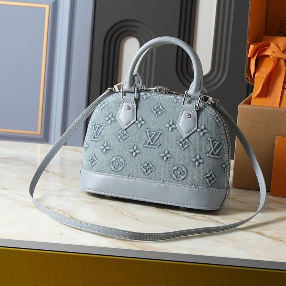 Alternative view of Louis Vuitton Alma BB Monogram Trianon Gray 25cm M12561