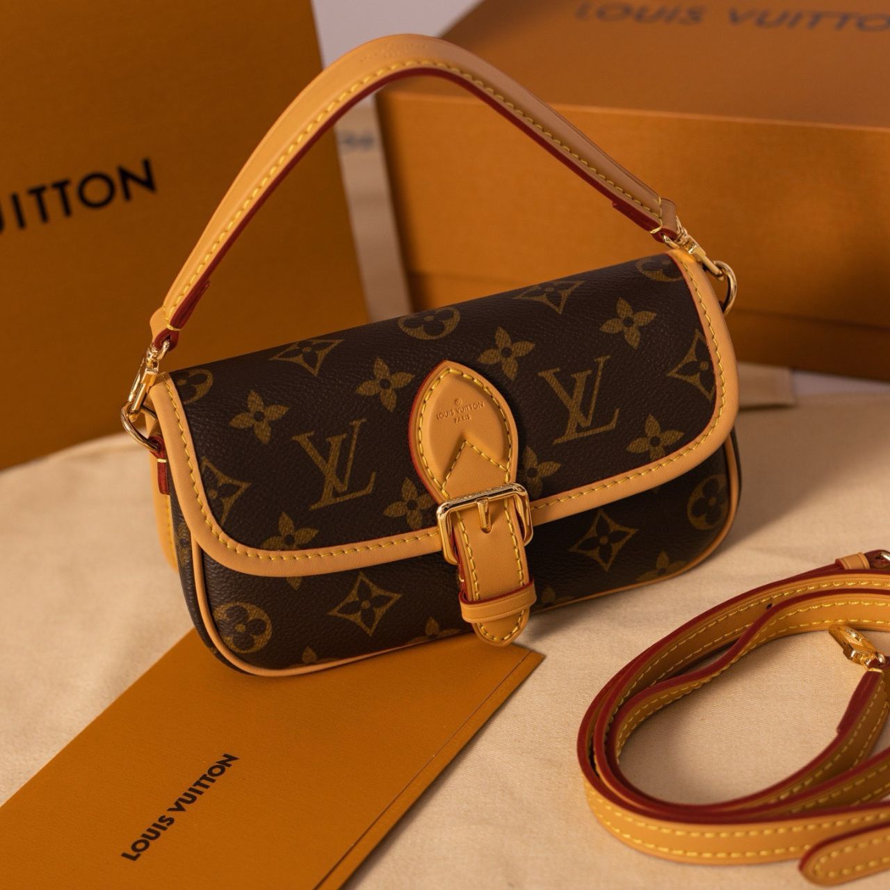 Louis Vuitton Nano Diane Monogram 19cm M83298 - Image 9