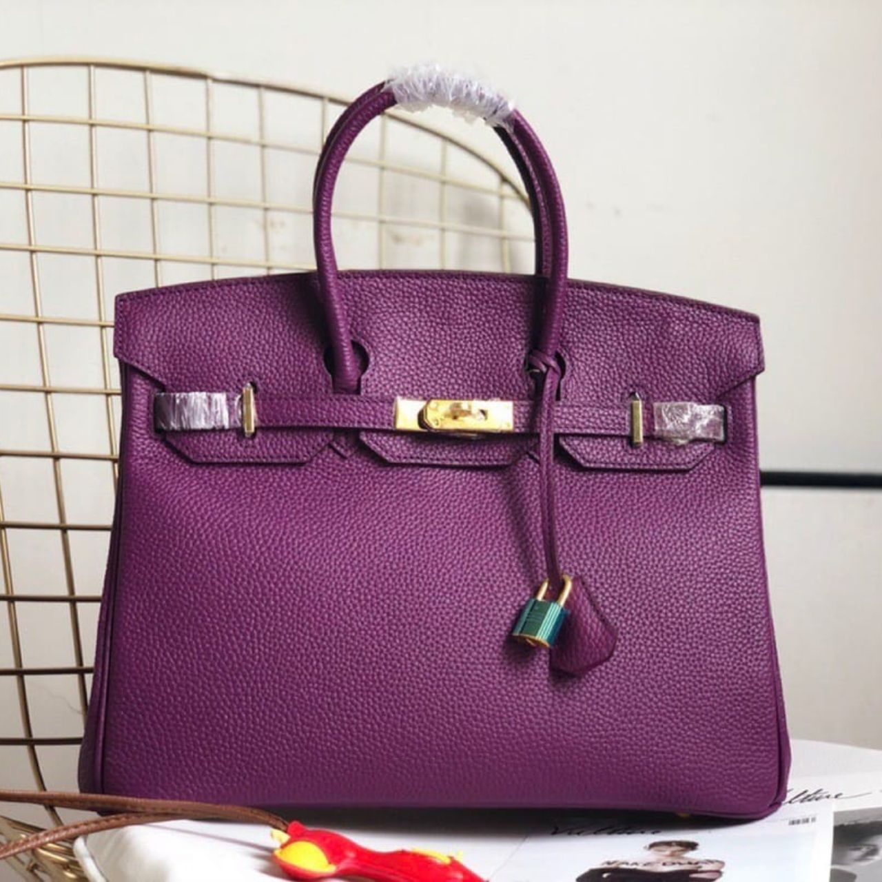 Prestige Edition - Hermes Birkin 25 Anemone Togo 25cm - Image 6