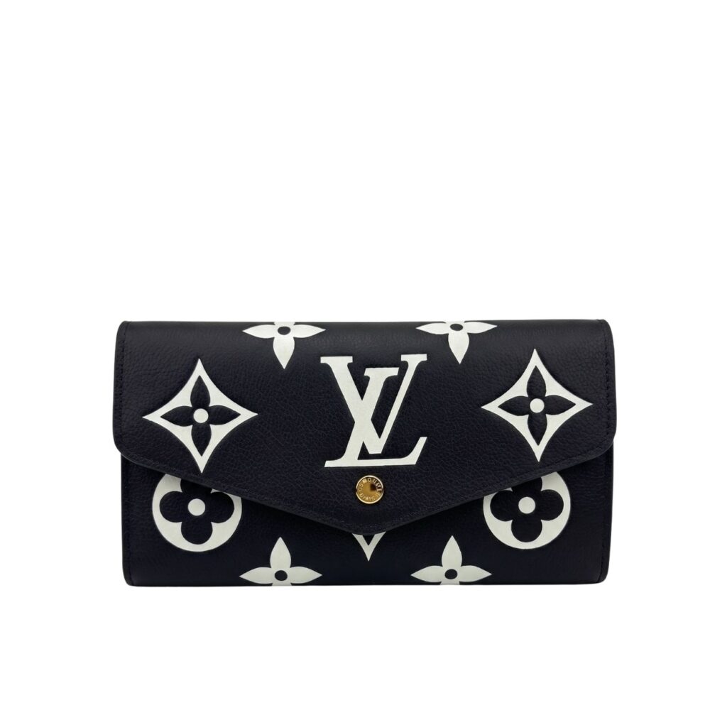 Louis Vuitton Emilie Wallet Black 19cm M83138