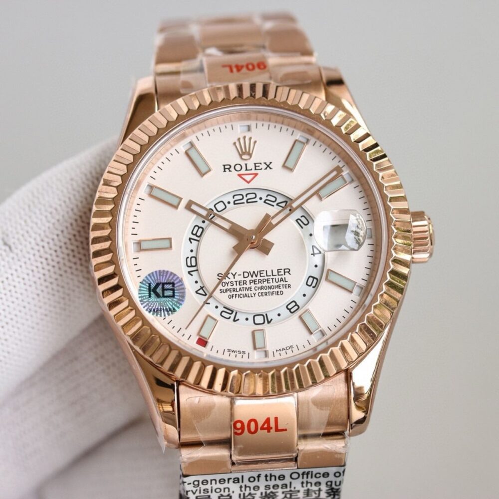 Alternative view of Rolex Sky-Dweller Rose Gold 42mm