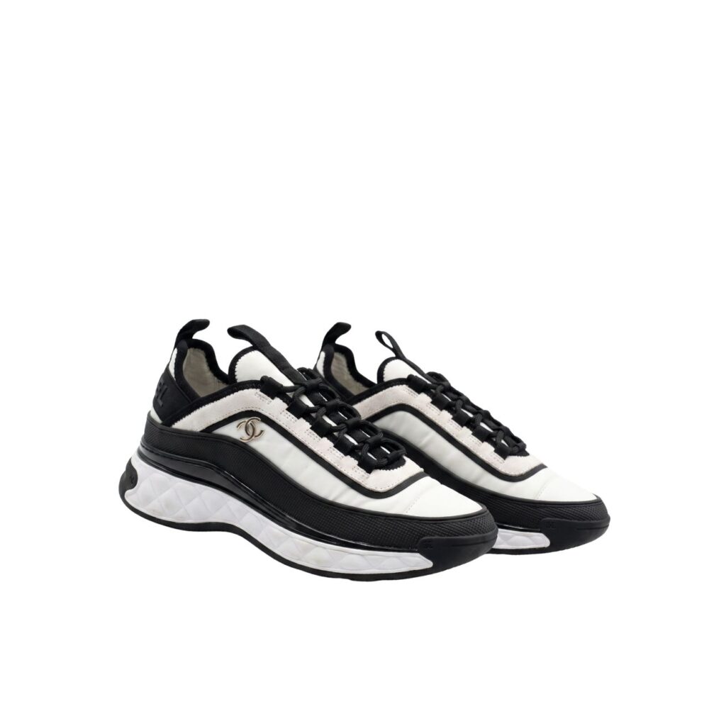 Chanel 2023 Interlocking CC Logo Athletic Sneakers