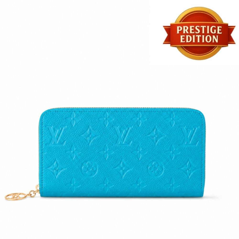 Prestige Edition - Louis Vuitton x Takashi Murakami Zippy Wallet Royal Blue 19.5cm