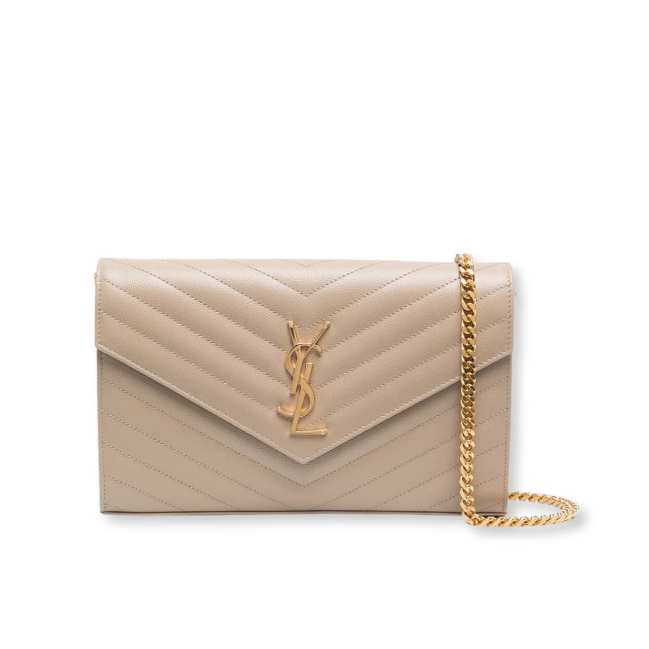 Saint Laurent Cassandre Chevron Quilted Shoulder Bag 22.5cm 377828BOW01